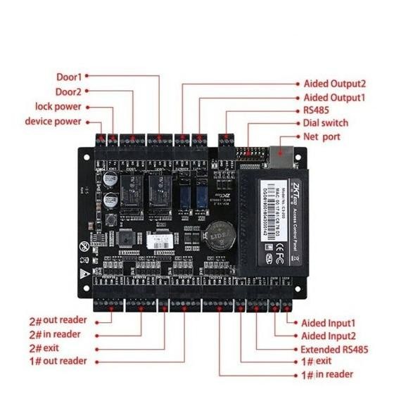 

Sale Mesin Kontroler Zkteco C3 100 Akses Kontrol Pintu Dan Absensi Original