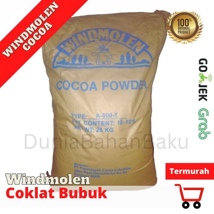 

COKLAT BUBUK WINDMOLEN COCOA POWDER 1KG ASLI 100% | Kemasan ALU murah