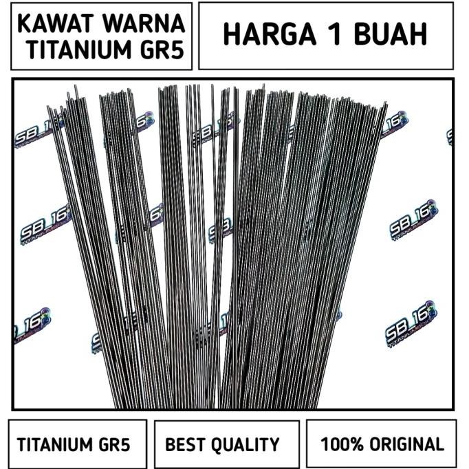 

KAWAT PEWARNA TITANIUM GR5 murah