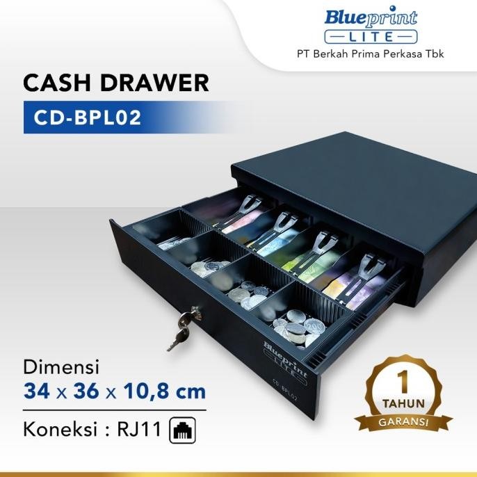 

Promo Paket Kasir Printer Thermal Lite80D + Cashdrawer Cd-Bpl02 34X36X10,8Cm