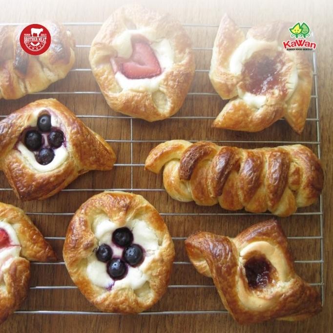 

KAWAN FOOD Puff Pastry Square 4 Inch isi 10pcs 400gr, Kulit Pastry murah