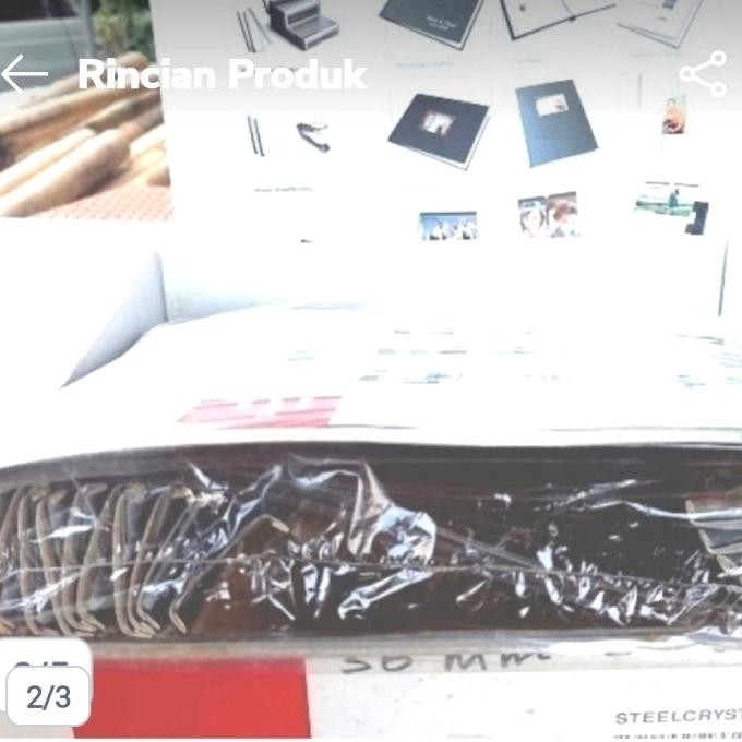 

Murah Cover Jilid Unibind Steel Cristal White 220-280 Asli