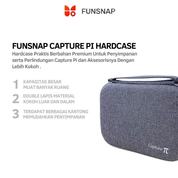 Funsnap Capture Pi Hard Case Bag Tas Penyimpan Gimbal Stabilizer