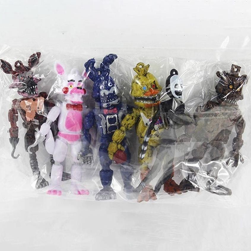 Premium 19Cm Fnaf Figure Five Night At Freddy Set / Figure Fnaf Sendi Full Artikulasi Set / Action F