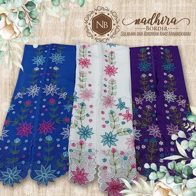 [[ KEBAYA / BAHAN KEBAYA BORDIR BUKITTINGGI BORDIR MANUAL BAHAN KATUN BEST SELLER