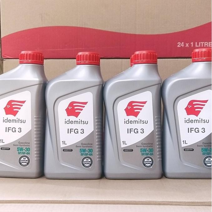 Promo Paket Grosir Murah Oli Mesin Mobil Idemitsu 5W 30 5W/30 5W-30 Semi Sintetik Kemasan Liter 1 Du