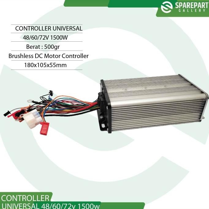 Bldc Motor Controller Universal 48/60/72V 1500W New Stok
