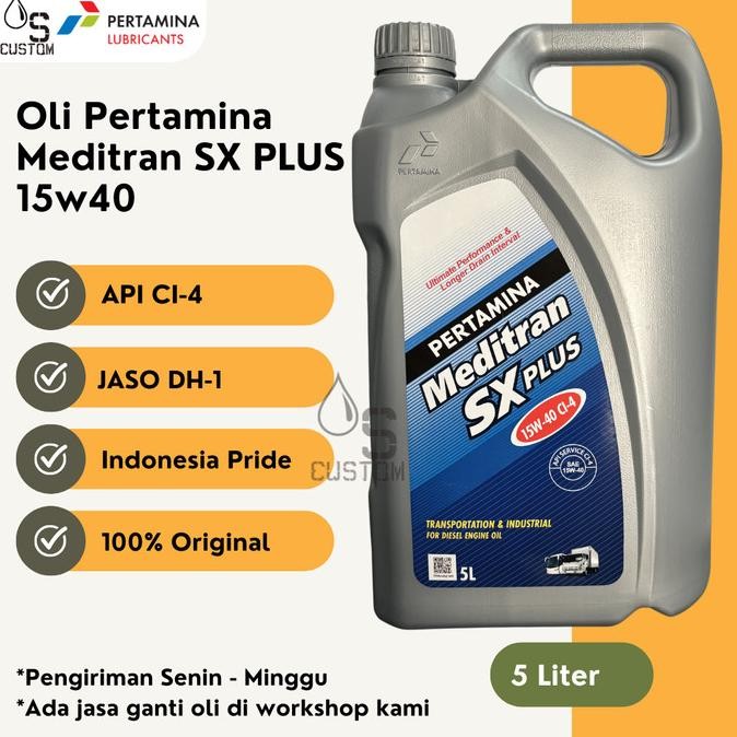 Sale Oli Diesel Meditran Sx Plus 15W40 5L 5 Liter