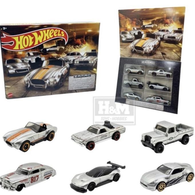 Hot Wheels Zamac Set of 6 Land Rover Hudson Hornet HLK52