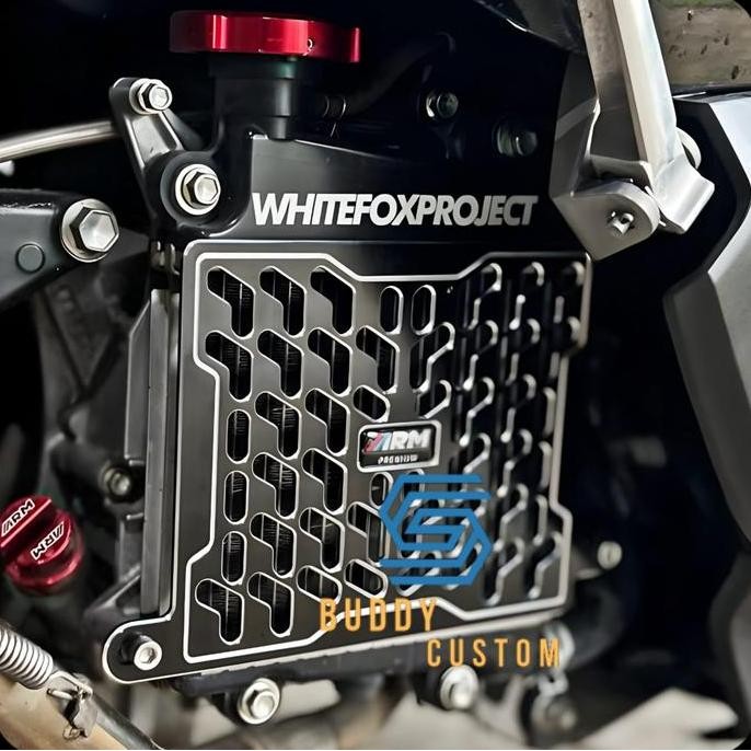 Sale Cover Radiator Pcx Arumi - Cover Radiator Arumi Premium Pcx Full Cnc Engine Motorcycle