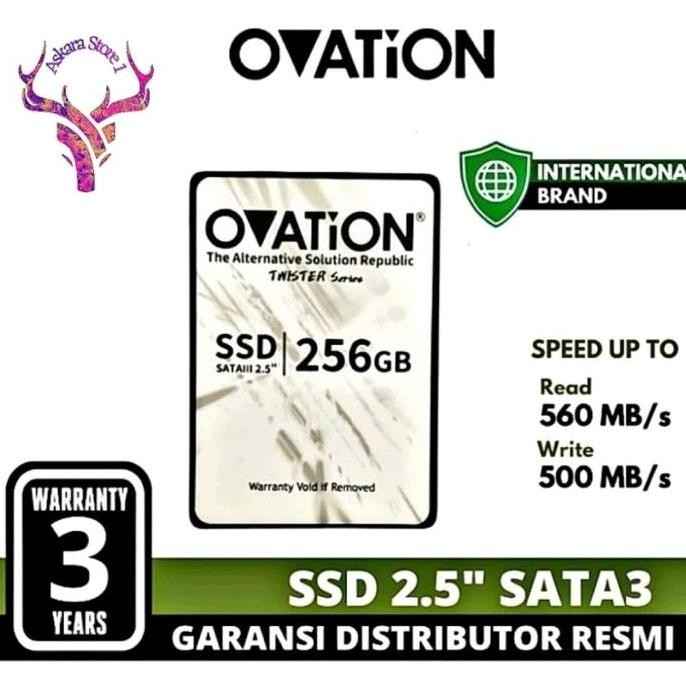 Ovation Ssd 256Gb 2.5" Sata Iii Internal Ssd Co