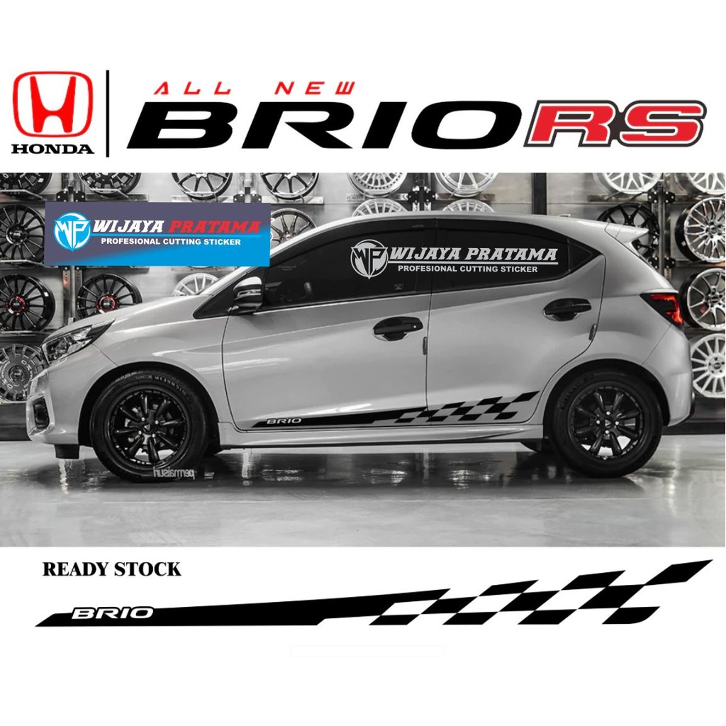 STICKER STIKER MOBIL BRIO CUTTING STICKER BODY SAMPING HONDA BRIO