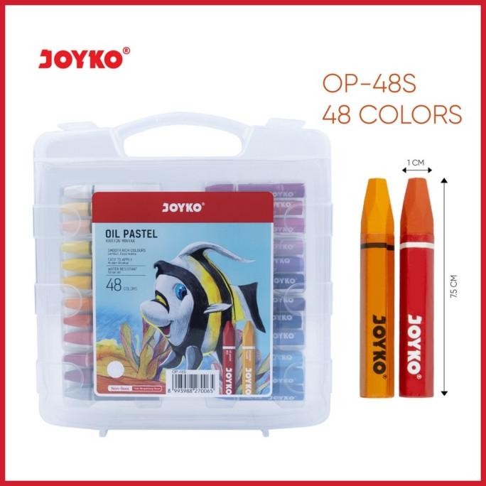 

KRAYON CRAYON OIL PASTEL JOYKO 48 WARNA ZER