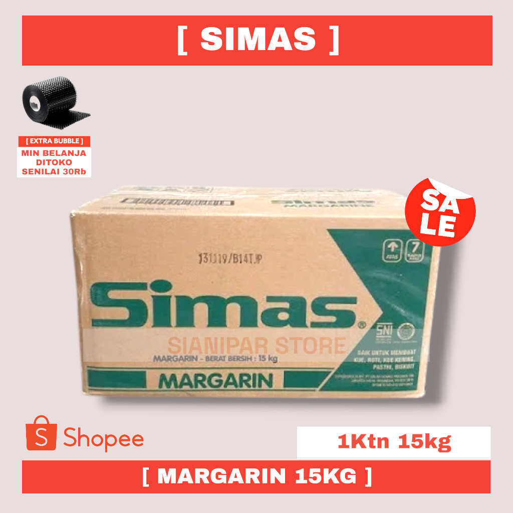 

SIMAS MARGARINE CTN 15 kg