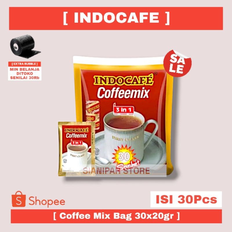 

INDOCAFE COFFEE MIX BAG 30X20g