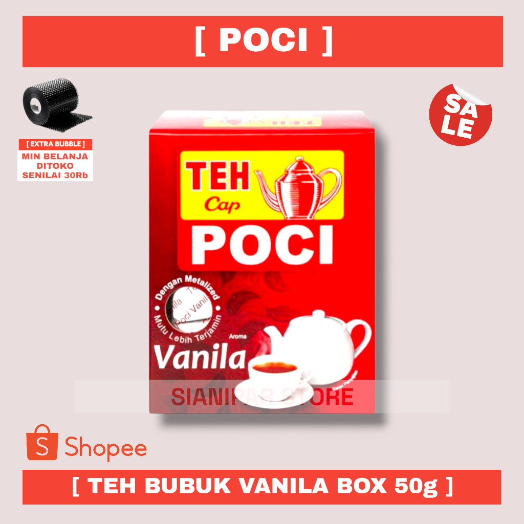 

POCI TEH BUBUK VANILA BOX 50g