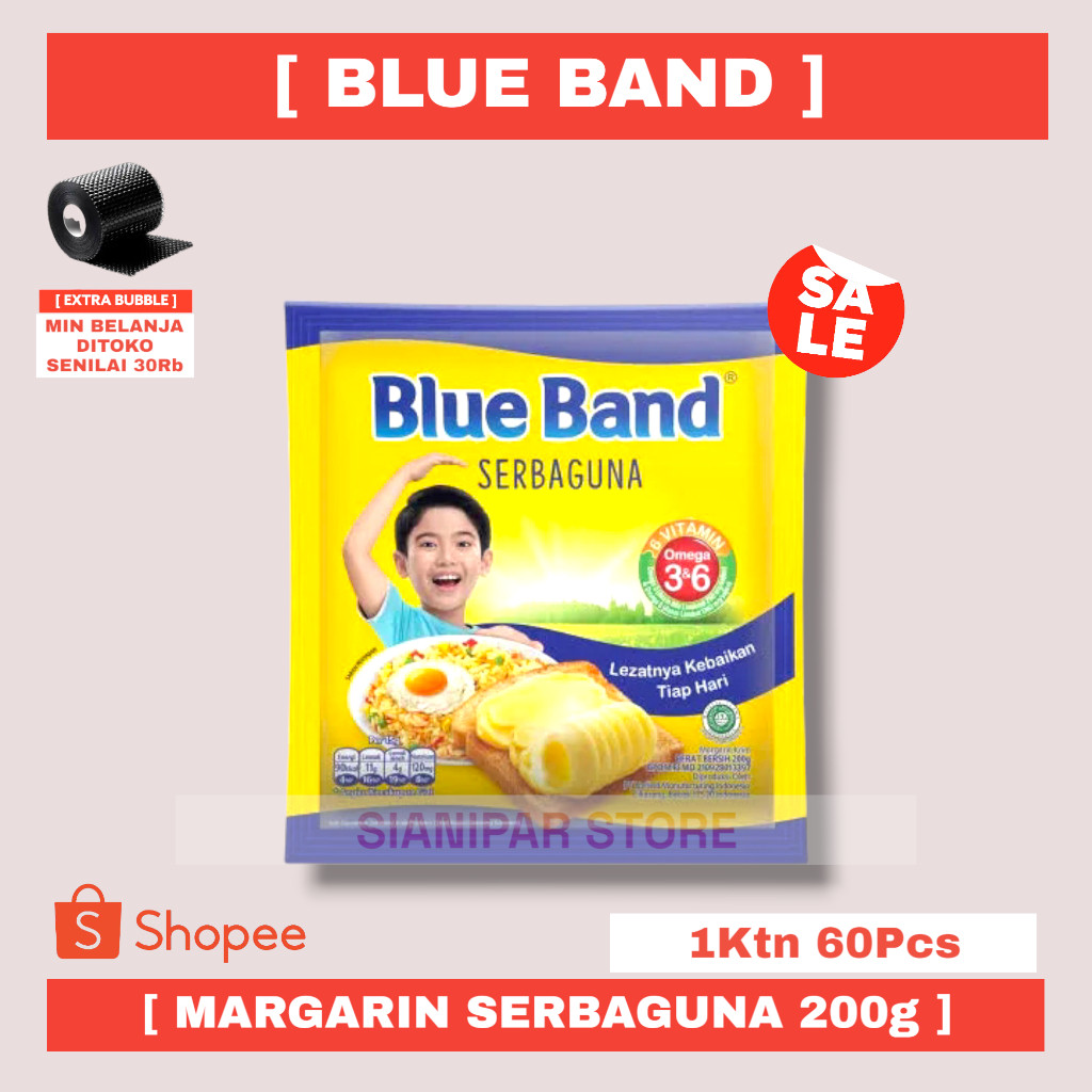 

BLUE BAND MARGARINE SERBAGUNA PCK 200g
