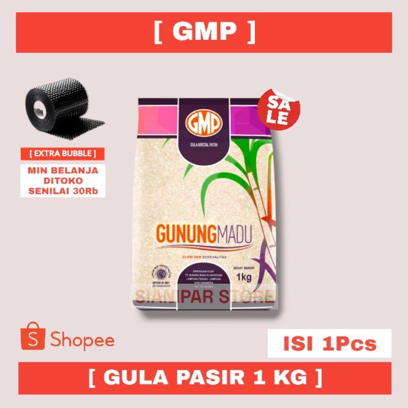 

GMP GULA PASIR PCK 1Kg PREMIUM GUNUNG MADU