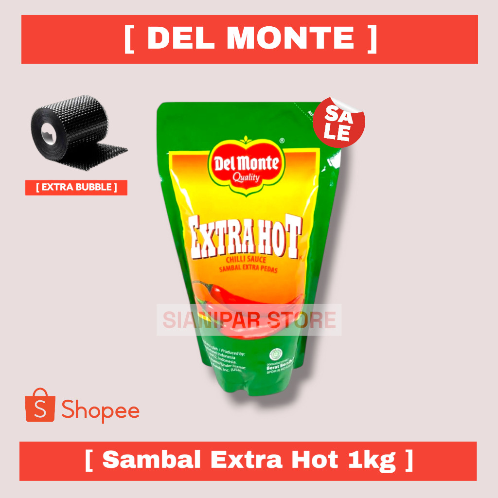 

DELMONTE CHILI SAUCE EXTRA HOT PCH 1kg