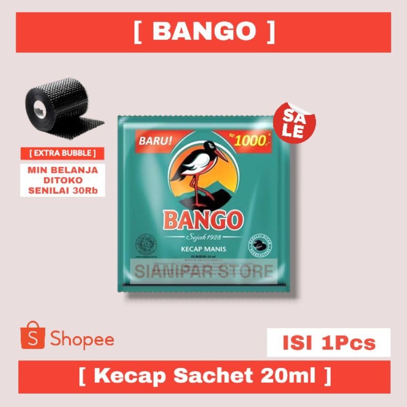 

BANGO KECAP MANIS SCT 20mL/25g [ SATUAN ]