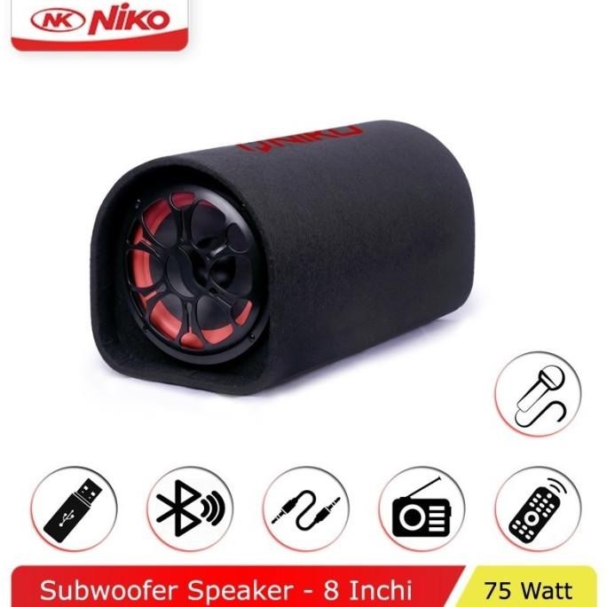 Speaker Niko GL 8. Subwoofer Car Speaker Niko 8 Inch Bluetooth