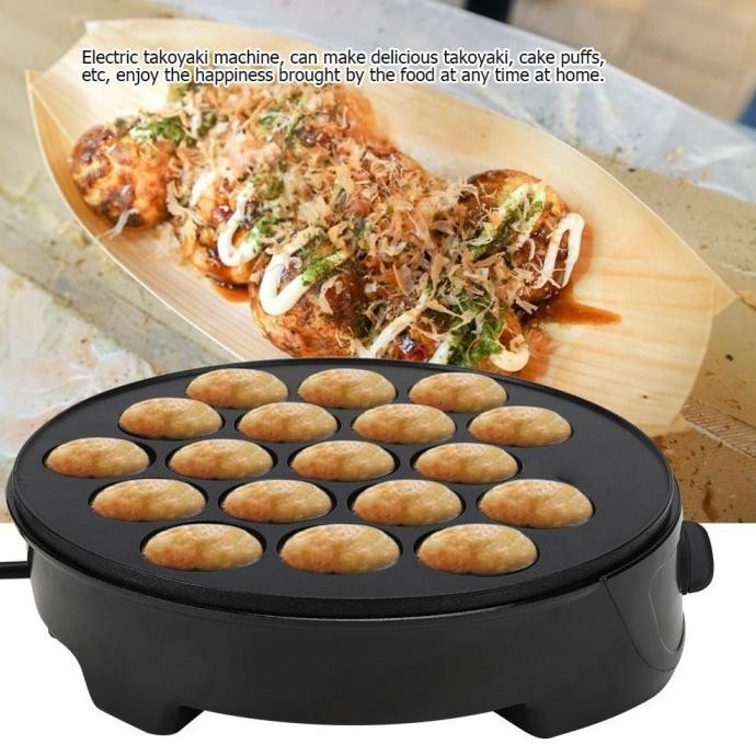 Panci Listrik Cetakan Kue Takoyaki Octopus Ball Anti Lengket 18Lubang