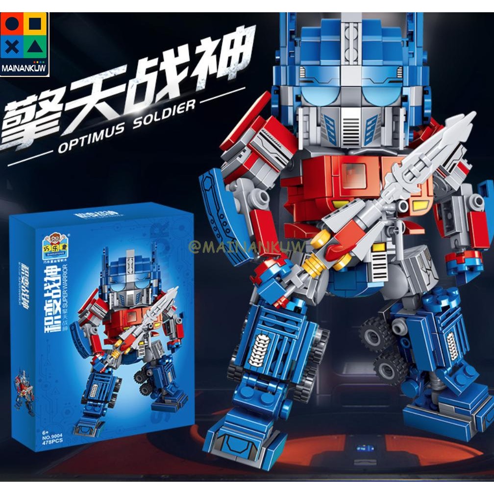 Mainan Balok TRANSFORMER Series Optimus Prime Bumblebee Nano Blok Anak Perempuan Untuk Dekorasi Buil