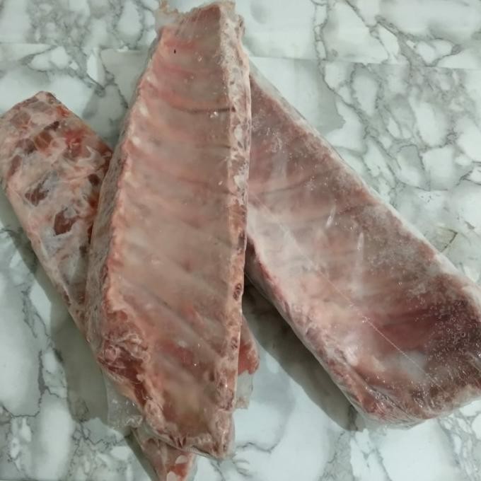 

Grosir Baby Back Ribs Pork Iga Babi Spain Super Premium