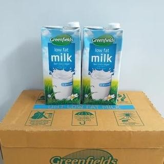 

susu uht greenfields greenfield 1 liter 1liter 1l 1t low fat
