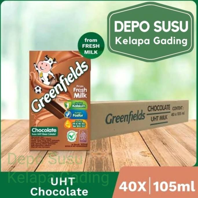 

Grosir Greenfields Uht 105Ml X 40 Full Cream Chocolate Strawberry Greenfield