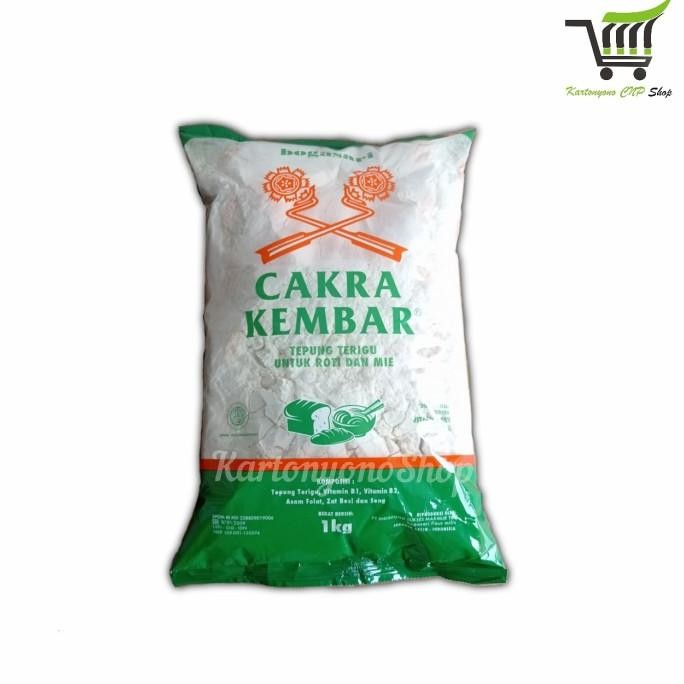 

Promo Tepung Terigu Cakra Kembar 1Kg Per Dus Isi 12Bks
