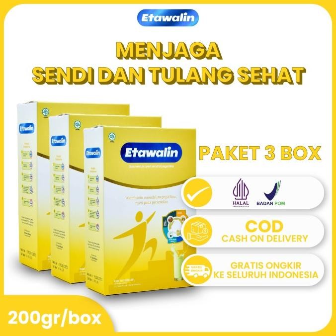 

Murah Etawalin Susu Etawa Herbal Atasi Nyeri Sendi Dan Asam Urat 3 Box