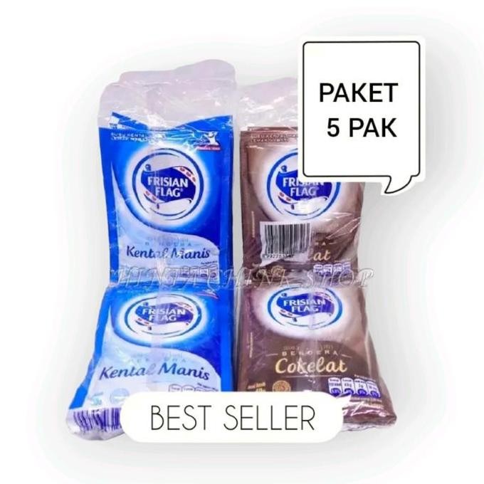 

Sale 5 Pak Susu Kental Manis Frisian Flag Sachet Isi 30 Sachet
