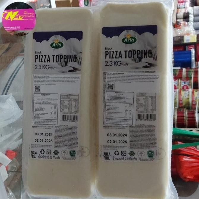 

Promo Keju Mozzarella Arla 2.3 Kg Khusus Grab N Gojek