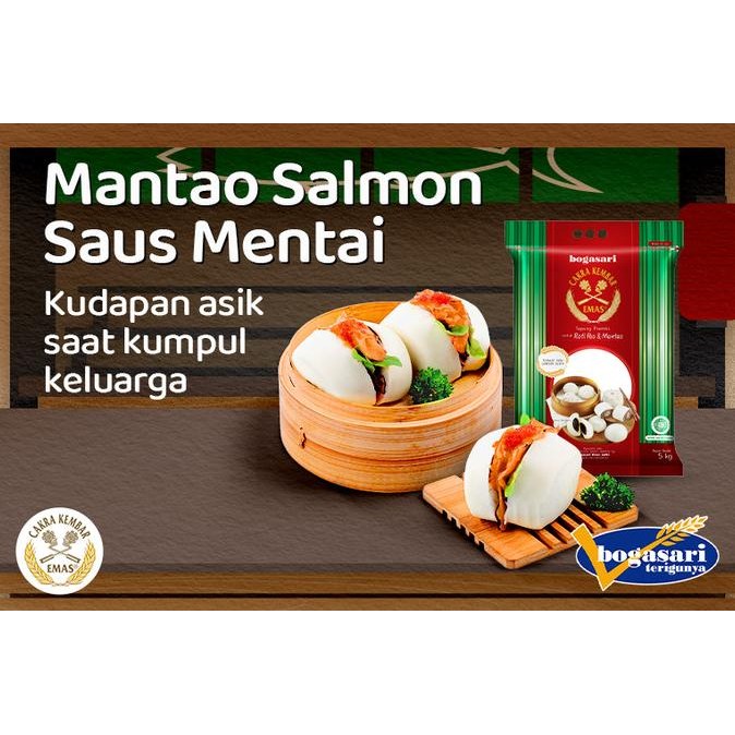 

Sale Cakra Kembar Emas / Tepung Terigu Roti Pao & Mantao / 5 Kg [ Hijau ]
