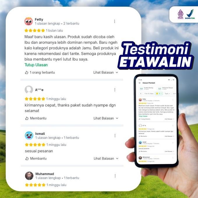 

Sale 4 Box Etawalin Original Terapi Nyeri Sendi Dan Tulang Kebas Rematik