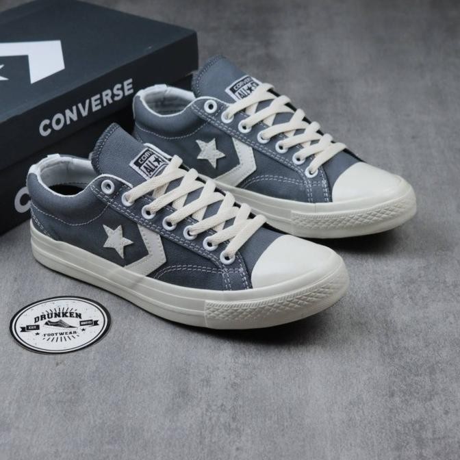 Sepatu Converse One Star Player Grey White