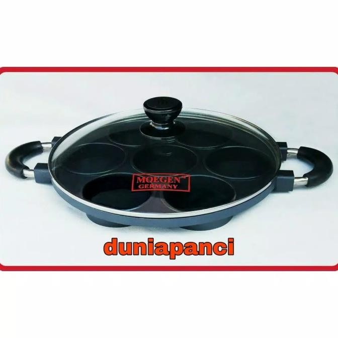 MOEGEN CETAKAN KUE MARTABAK MINI LUMPUR SURGA TEFLON ANTI LENGKET 7