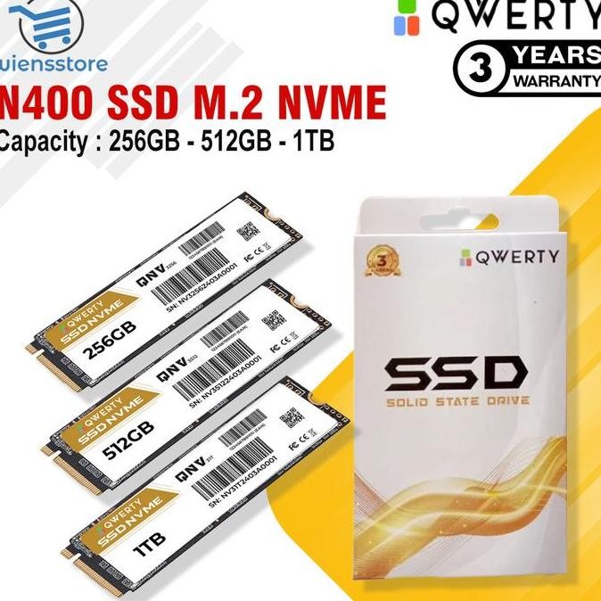 QWERTY SSD M.2 NVME GEN3 256GB - 512GB - 1TB SSD NVME 2280 GEN 3 STORAGE 2004T