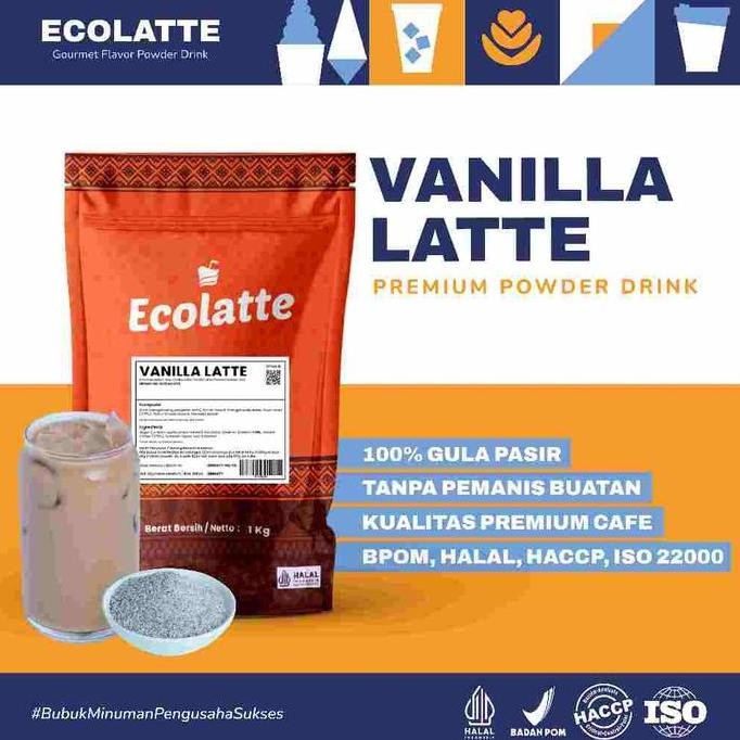

Sale Ecolatte Vanilla Latte 1Kg Bubuk Serbuk Minuman Powder Drink Aneka Rasa Murah Instan Untuk Usaha Umkm Halal Bpom