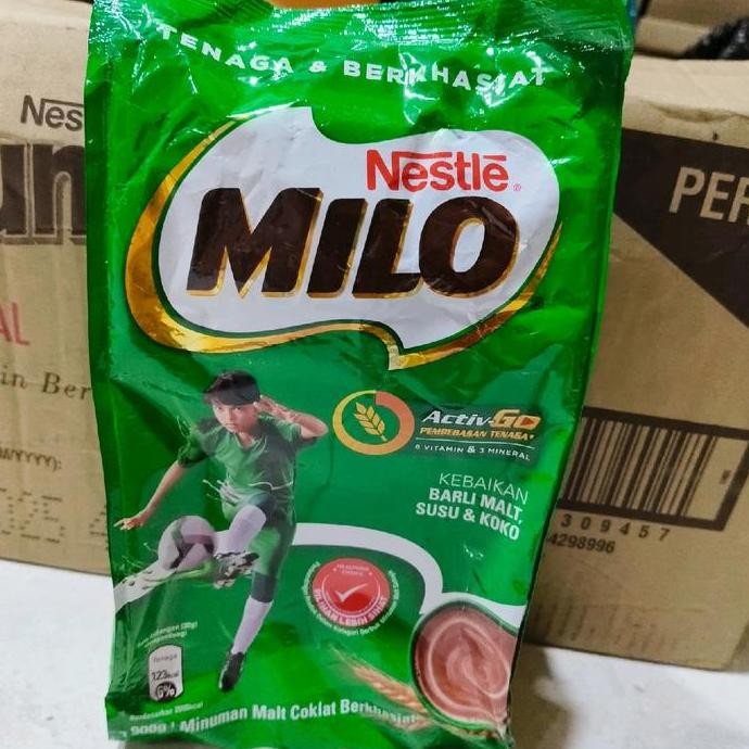 

Promo Milo Bubuk Coklat Asli Malaysia Berat 900G+100G - Exp 2026 - Chocolate, Susu