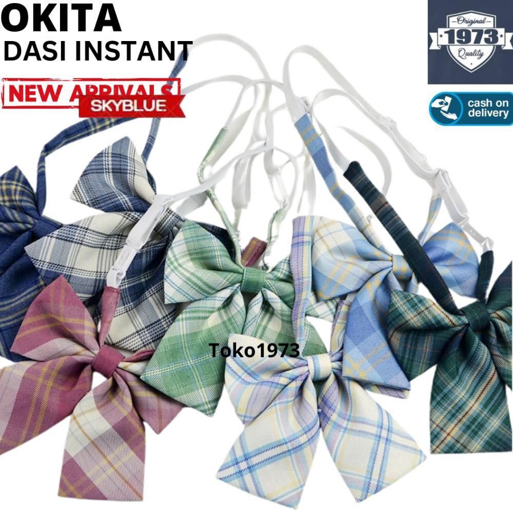Termurah Okita Tie Dasi Instant Dasi Seifuku Jk Uniform School Dasi Cosplay Japanese Korean Chinese