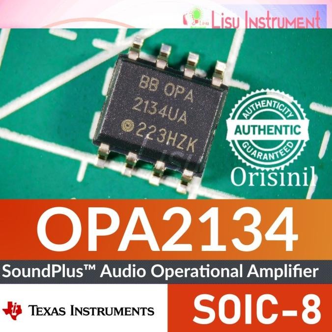 Terbaru Original OPA2134UA OPA 2134UA Audio Operational Amplifiers SOIC-8 TI lisu992 Segera Dapatkan