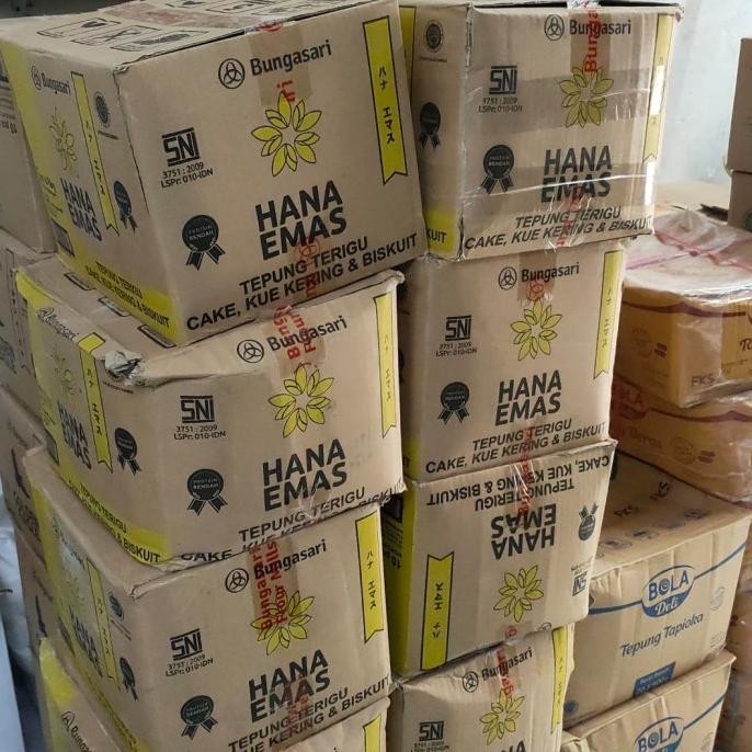 

Murah Hana Emas 10 Pcs X 1 Kg Tepung Terigu Cake , Kue Kering