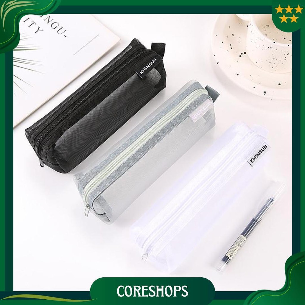 

Kotak Pensil Korea Pouch/ Tempat Pensil Transparant Simple Bening/Pencil Case Lucu Sale