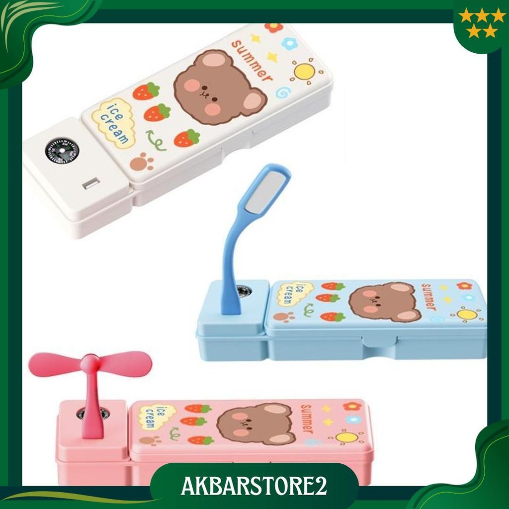 

Loooopy 3 In 1 Multifungsi Kotak Pensil Lampu Meja Kipas Angin Kecil Hadiah Kotak Pensil Siswa Sekolah Dasar Dan Menengah Kotak Pensil Kipas Best Seller