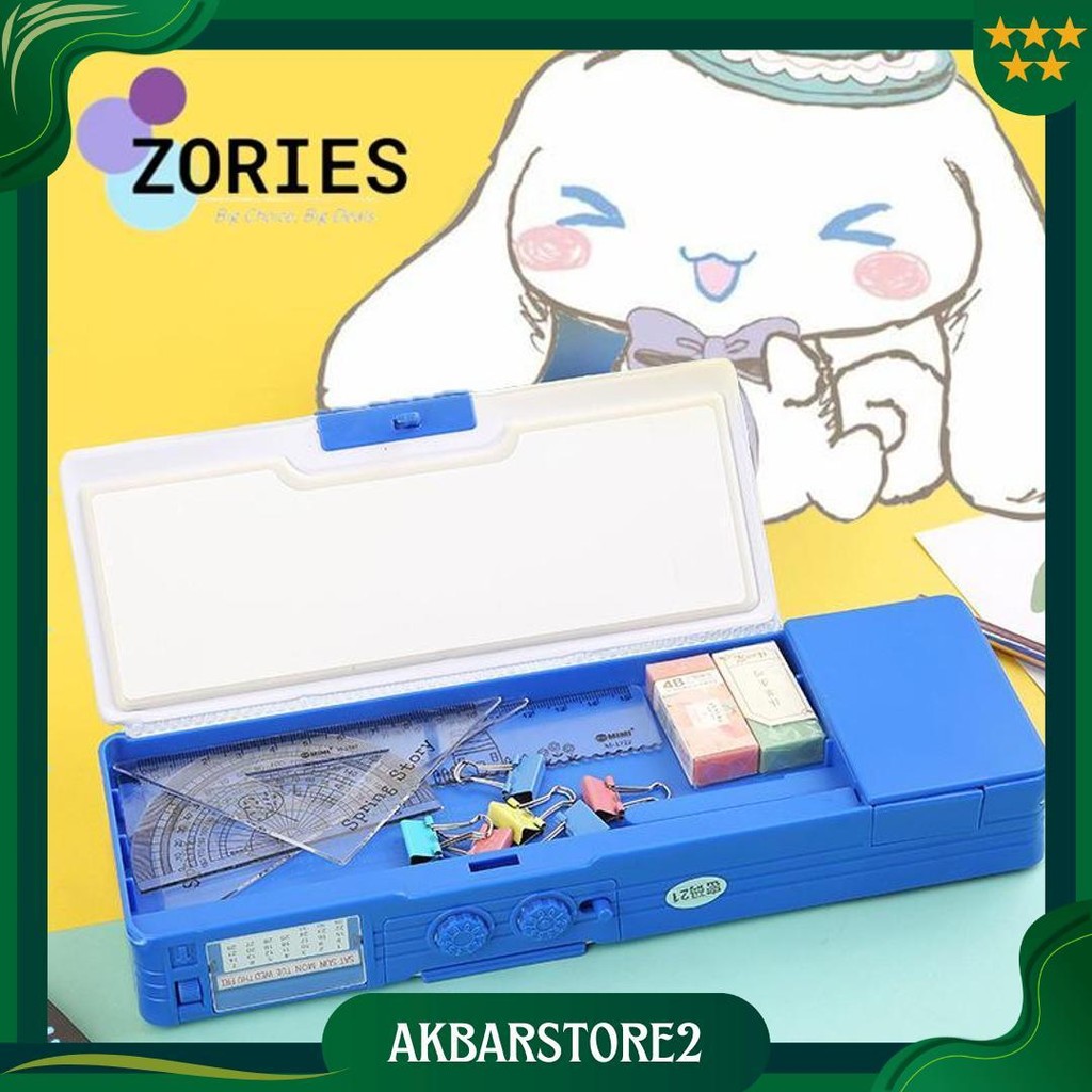

ZoriesKotak Pensil Anak Perempuan Kotak Pensil Kuromi Kotak Pensil Multifungsi Cinnamoroll Kotak Alat Tulis Multifungsi Kunci Kode Perempuan Pensil Sanrio Dua Sisi Bernilai Tinggi Kapasitas Besar Promo Puncak