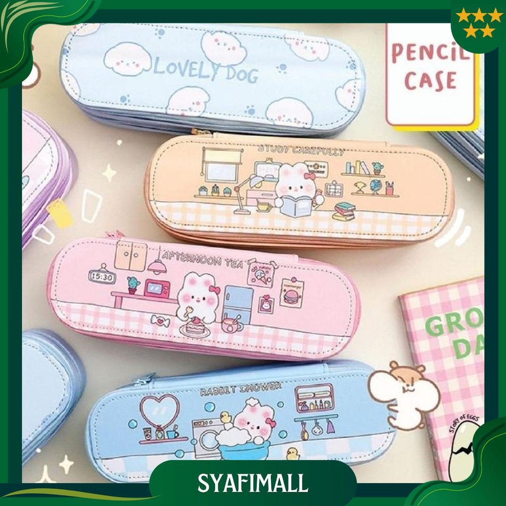 

Kotak Pensil Pena 2 Layer/Tingkat Tempat Pensil Alat Tulis Anak Waterproof Inport -Kp020 Promo Puncak