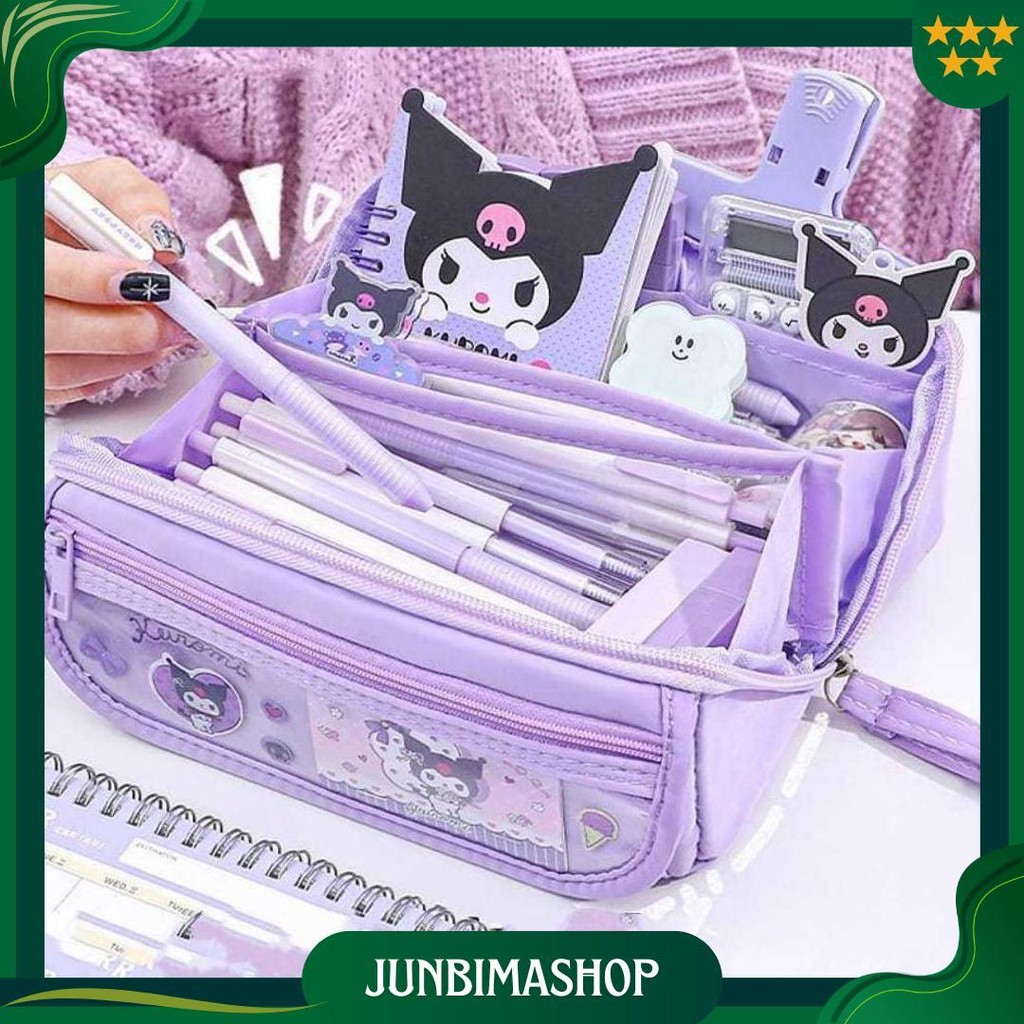 

Mikado - Kp193 9 Lapis Tempat Pensil Kotak Pensil Berkapasitas Besar Alat Tulis Sekolah Stationary Sanrio Kuromi Melody Cinnamoroll Kartun Ori