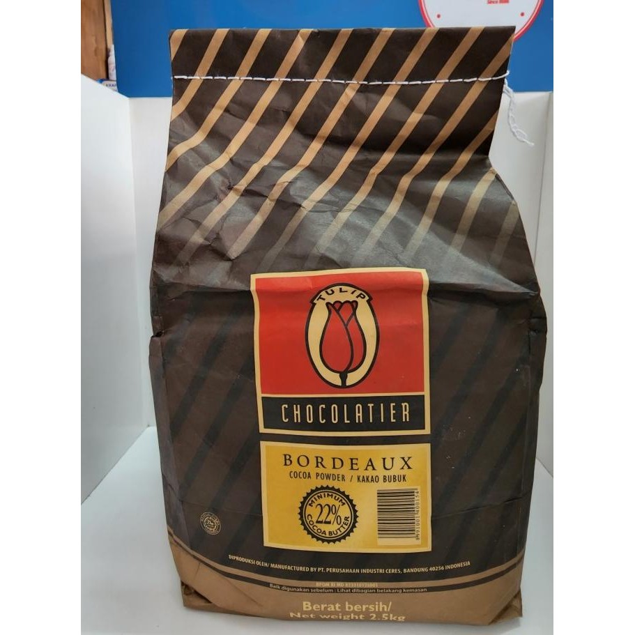 

Murah Tulip Bordeux Coklat Bubuk / Cocoa Powder 2,5Kg